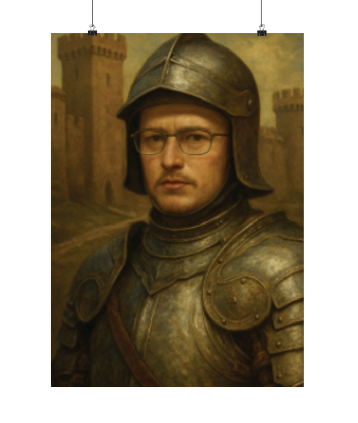 Become A Medieval Portrait Poster Digital Download